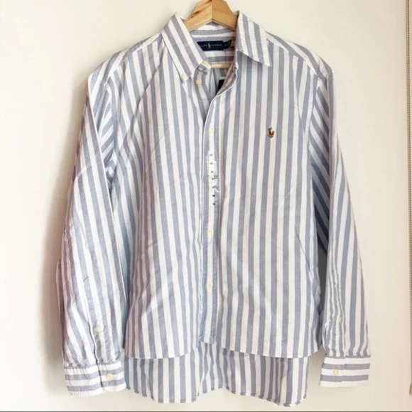 Ralph Lauren Tops - Ralph Lauren High Low Oxford Shirt M